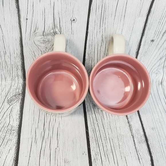 2 Vintage 1986 YFK Designs Hearts Delight Collection Mugs - Picture 5 of 9